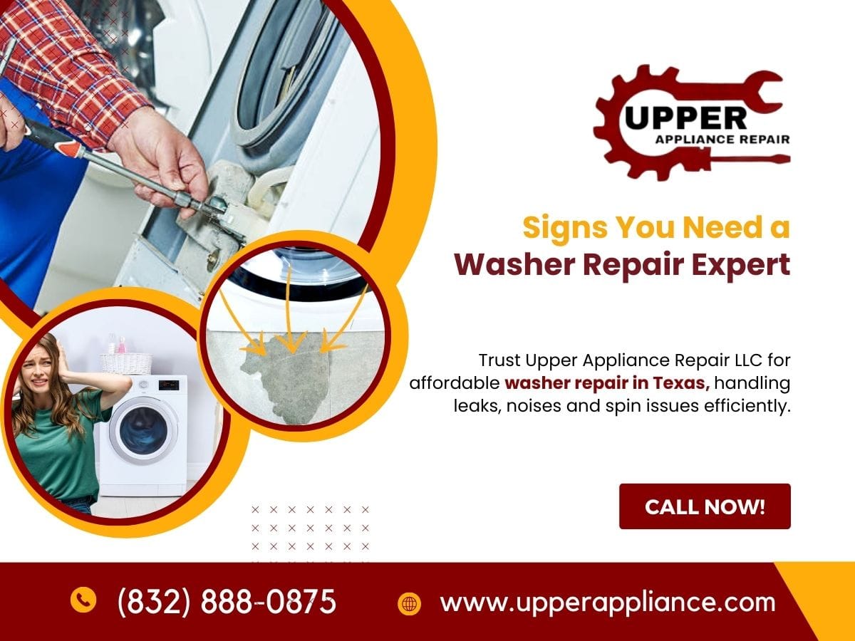 Signs You Need a Washer Repair Expert Upper Appliance Repair